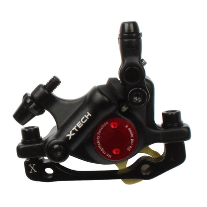 Rynx | ZOOM HB100 Mountain Bike Hydraulic Brake Caliper Folding Bike Cable Pull Hydraulic Disc Brake Caliper, Style:Front(Black)