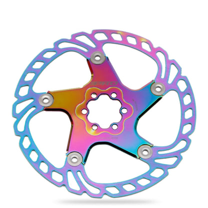 Rynx | IIIPRO Floating Disc Road Mountain Bike Six Nail Disc Brake Disc, Size:203mm(Colorful)