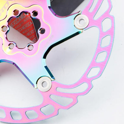 Rynx | IIIPRO Floating Disc Road Mountain Bike Six Nail Disc Brake Disc, Size:203mm(Colorful)