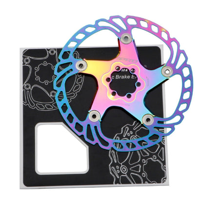 Rynx | IIIPRO Floating Disc Road Mountain Bike Six Nail Disc Brake Disc, Size:203mm(Colorful)