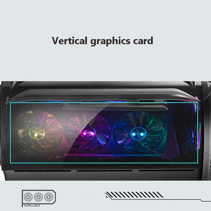 Rynx | GAMEKM Genki Bomb Personality Gaming Internet Café Case by Gaming Case USB 3.0 Water-Cooled Desktop Computer Case (Black)