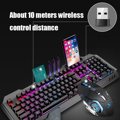 Rynx | K680 RGB Rechargeable Gaming Wireless Keyboard and Mouse Set (Black)
