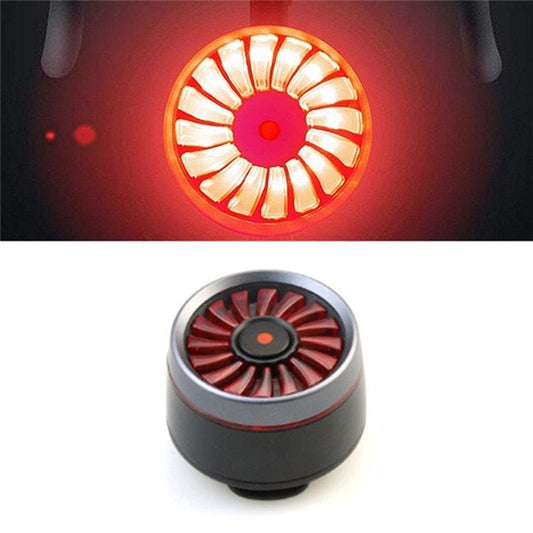 Rynx | Bicycle Smart Sensor Brake Light USB Tail Light Warning Light(Titanium)