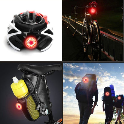 Rynx | Bicycle Smart Sensor Brake Light USB Tail Light Warning Light(Titanium)