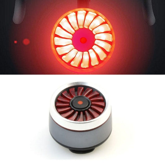 Rynx | Bicycle Smart Sensor Brake Light USB Tail Light Warning Light(Silver)