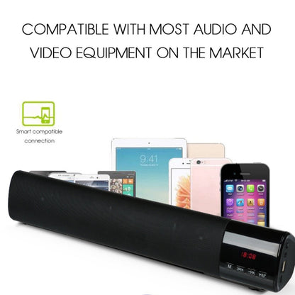 RYNX | TOPROAD High Power 10W HIFI Portable Wireless Bluetooth Speaker Stereo Soundbar TF FM USB Subwoofer Column for Computer TV Phone(Gold)