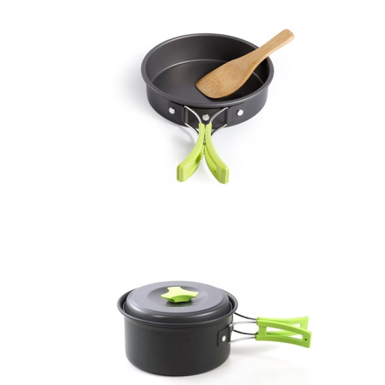 Rynx | Camping cookware Outdoor cookware set(Green)