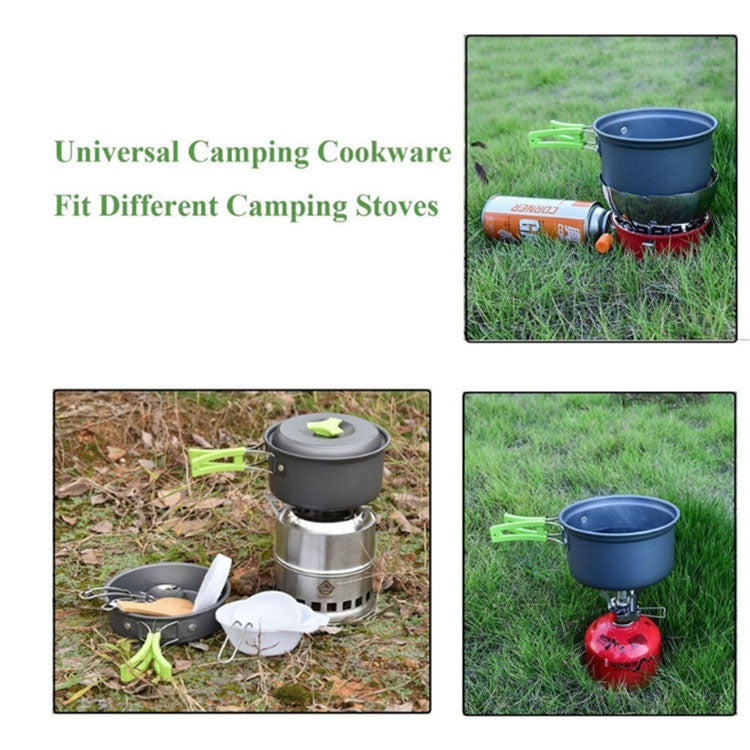 Rynx | Camping cookware Outdoor cookware set(Black)