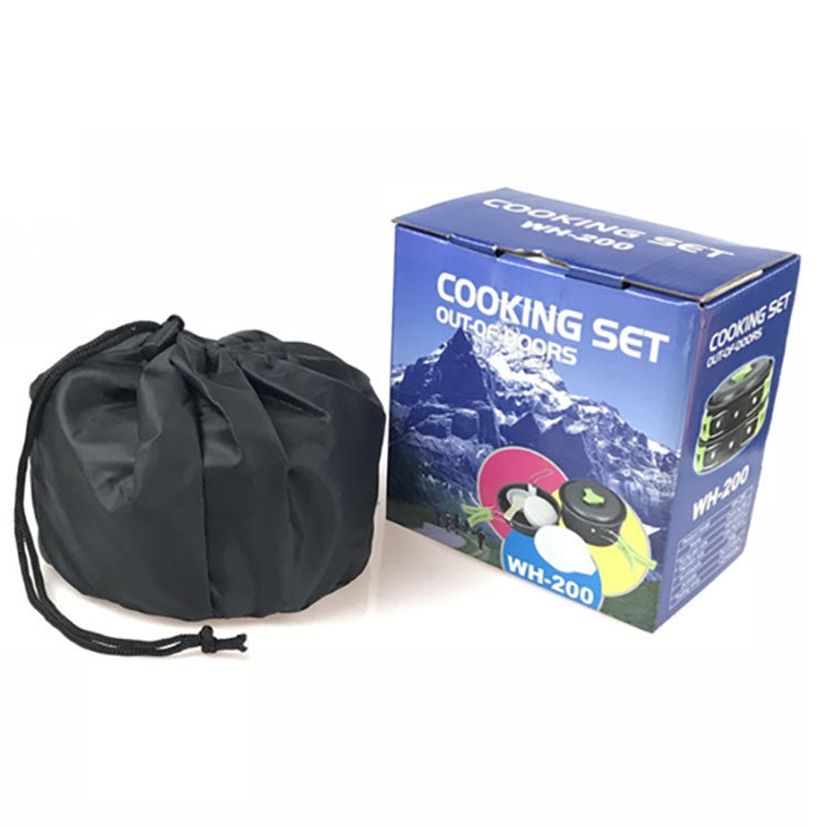 Rynx | Camping cookware Outdoor cookware set(Black)