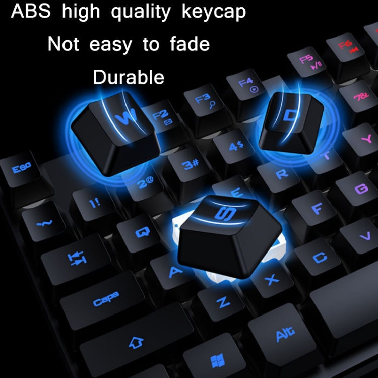 Rynx | X-L SWAB GX50 Computer Manipulator Feel Wired Keyboard + Macro Programming Mouse, Color: Black Mixed Light
