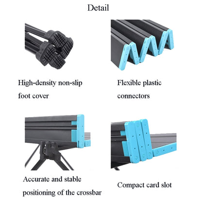Rynx | Outdoor Aluminum Alloy Folding Table Camping Picnic Portable Folding Table Barbecue Table Stall Small Dining Table, Size:Large