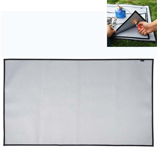 Rynx | CLS Outdoor Camping Fireproof Cloth Picnic Barbecue Heat Insulation Mat Flame Retardant Fiberglass Fire Blanket, Size:105x60cm
