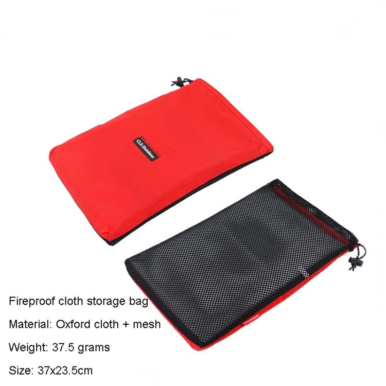 Rynx | CLS Outdoor Camping Fireproof Cloth Picnic Barbecue Heat Insulation Mat Flame Retardant Fiberglass Fire Blanket, Size:105x60cm