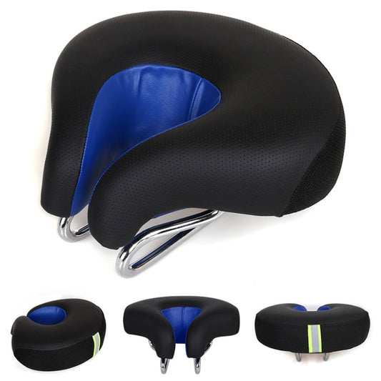 Rynx | Noseless Bicycle Saddle Mountain Bike Thickened Soft Cushion(Blue)