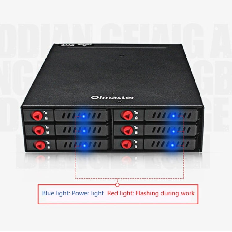 Rynx | OImaster MR-6601 Six-Bay-Optical-Drive-Hard-Disk-Box
