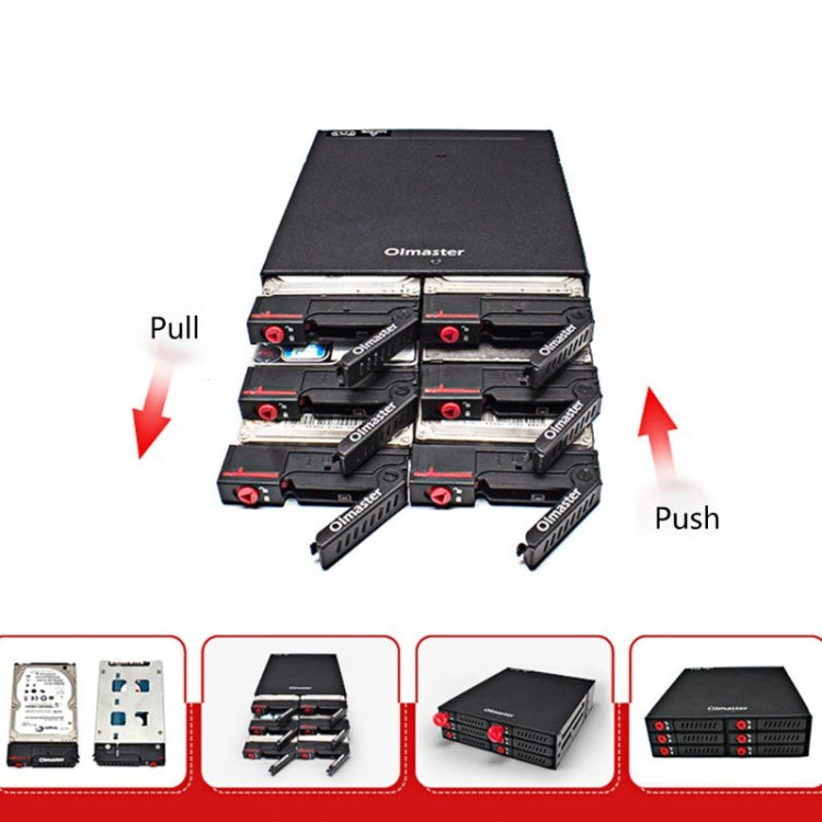 Rynx | OImaster MR-6601 Six-Bay-Optical-Drive-Hard-Disk-Box