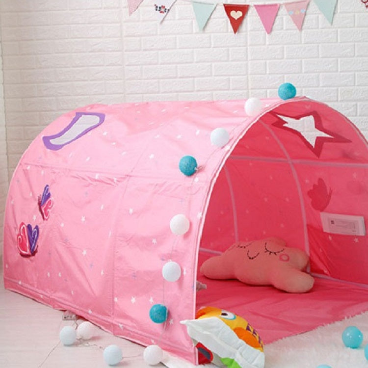 Rynx | Children Home Bed Crawl Tunnel Game House Tent, Style:Pink