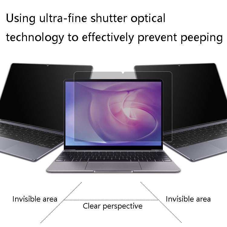 Rynx | Laptop Anti-Peep Protection Film Anti-Peeping Matte Reflective Screen Protector For Huawei MateBook X 13 Inch (Full Surface Glue)