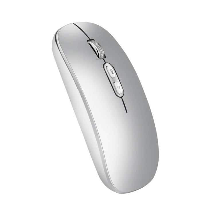 Rynx | M103 1600DPI 5 Buttons 2.4G Wireless Mouse Charge Ai Intelligent Voice Office Mouse, Supports 28 Languages (Grey)