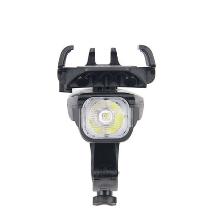 Rynx | 500LM Bicycle Light Mobile Phone Holder Multi-Function Riding Front Light With Horn 2400 mAh (Black Orange)
