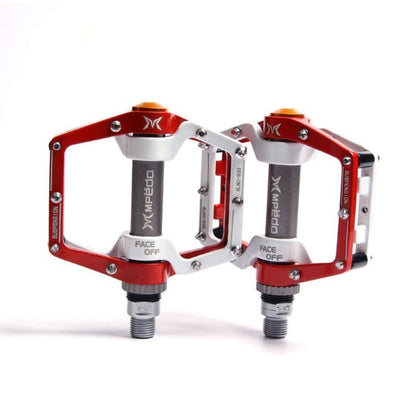 Rynx | MPEDA Mountain Bike Bearing Pedal Ultra-Light Aluminum Alloy Non-Slip Bearing Pedal, Size: 930(White Red)