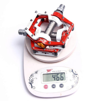 Rynx | MPEDA Mountain Bike Bearing Pedal Ultra-Light Aluminum Alloy Non-Slip Bearing Pedal, Size: 930(White Red)