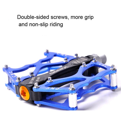 Rynx | Bicycle Pedal Mountain Bike Aluminum Alloy Palin Pedal Non-Slip Bearing Pedal(901 Yellow)