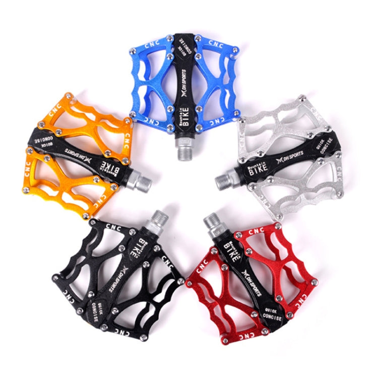 Rynx | Bicycle Pedal Mountain Bike Aluminum Alloy Palin Pedal Non-Slip Bearing Pedal(901 Yellow)