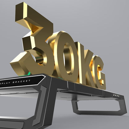 Rynx | ICE COOREL T1 Monitor Elevated Rack Foldable Laptop Stand With RGB Lighting & 4xUSB2.0 Extension Interface (Obsidian Black)