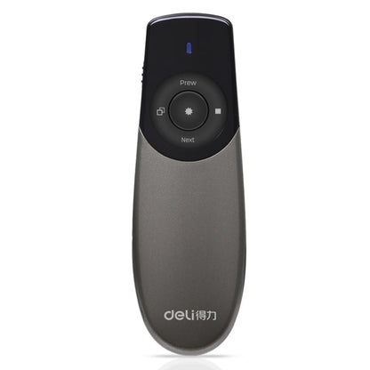 Rynx | Deli 2.4GHz Laser Teaching Side Flip Pen Remote Control Game Pen with Flying Mouse, Model: 2805 (Black) Red Light