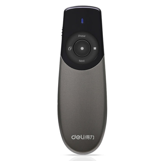 Rynx | Deli 2.4GHz Laser Teaching Side Flip Pen Remote Control Game Pen with Flying Mouse, Model: 2805 (Black) Red Light