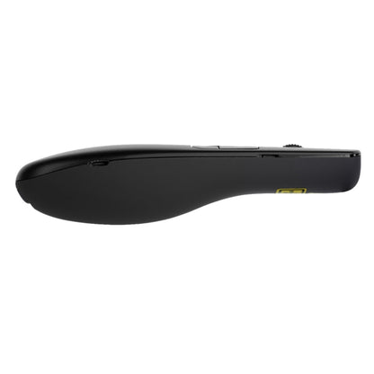 Rynx | Deli 2.4GHz Laser Teaching Side Flip Pen Remote Control Game Pen with Flying Mouse, Model: 2805 (Black) Red Light