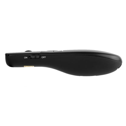 Rynx | Deli 2.4GHz Laser Teaching Side Flip Pen Remote Control Game Pen with Flying Mouse, Model: 2805 (Black) Red Light