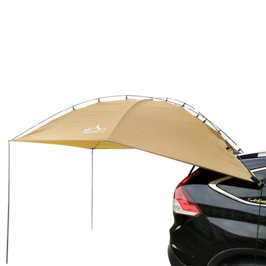 Rynx | LADUTA Outdoor Self-Driving Tour Barbecue Camping Car Side Tent Car Tail Extension Tent Supplies(Painted Silver)
