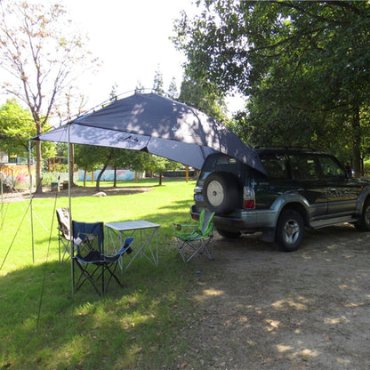 Rynx | LADUTA Outdoor Self-Driving Tour Barbecue Camping Car Side Tent Car Tail Extension Tent Supplies(Painted Silver)