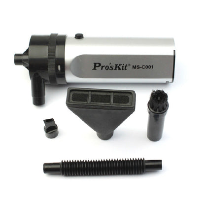 Rynx | ProsKit MS-C001 Mini Vacuum Mobile Computer Keyboard Dust Collector Cleaning Tool (Black)