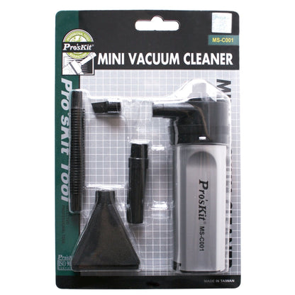 Rynx | ProsKit MS-C001 Mini Vacuum Mobile Computer Keyboard Dust Collector Cleaning Tool (Black)