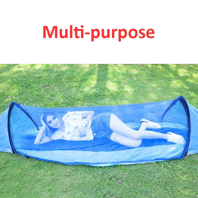 Rynx | Anti-Rollover Automatic Quick-Opening Mosquito Net Hammock Outdoor Camping Double Anti-Mosquito Hammock, Size: 290x140cm(Yellow Black)