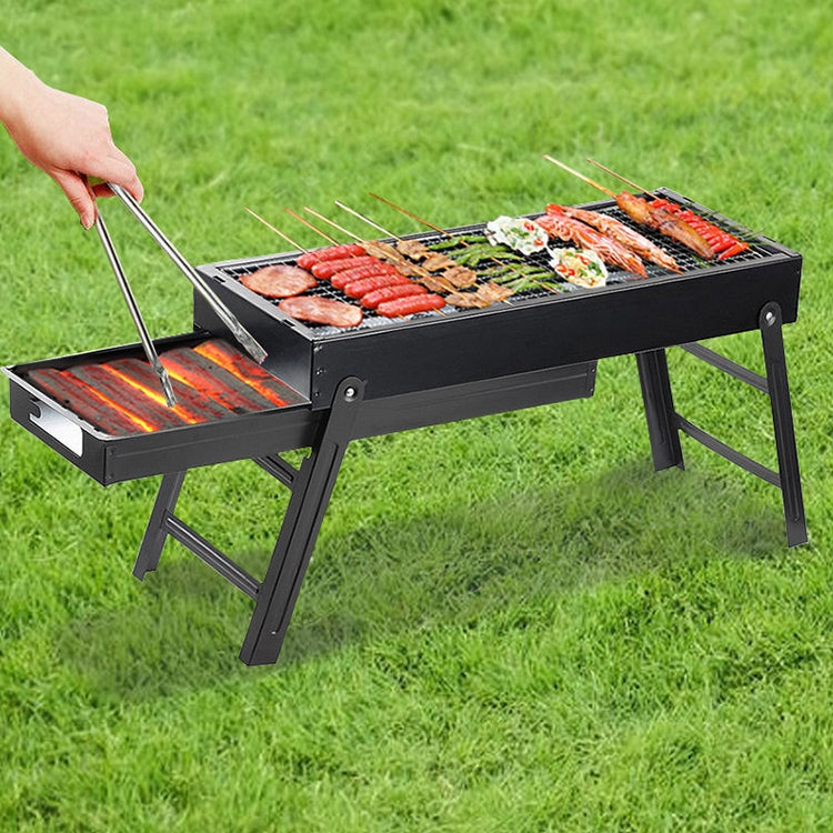 Rynx | Wrought Iron Barbecue Thickened Folding Barbecue 63.5x42x48cm