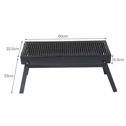 Rynx | Wrought Iron Barbecue Thickened Folding Barbecue 63.5x42x48cm