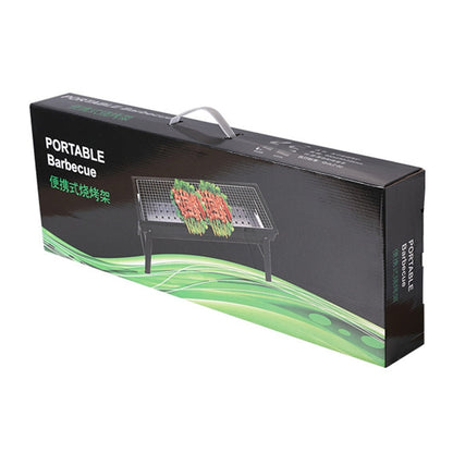 Rynx | Wrought Iron Barbecue Thickened Folding Barbecue 63.5x42x48cm