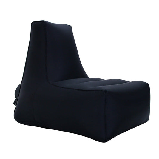 Rynx | BB1082 Inflatable Sofa Inflatable Bed Outdoor Folding Portable Air Sofa Size: 70 x 65 x 60cm(Black)