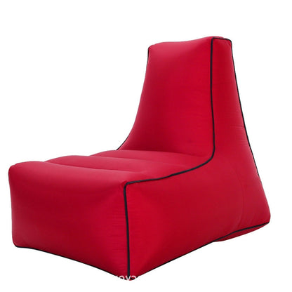 Rynx | BB1082 Inflatable Sofa Inflatable Bed Outdoor Folding Portable Air Sofa Size: 70 x 65 x 60cm(Wine Red)