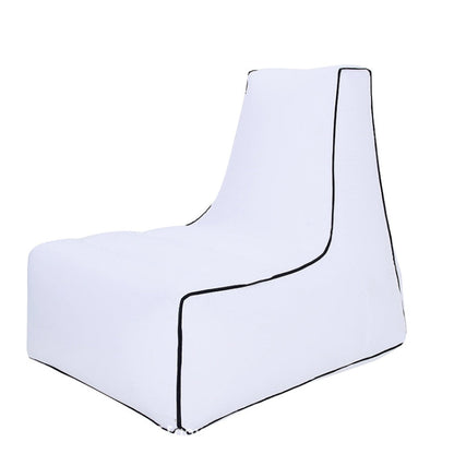 Rynx | BB1082 Inflatable Sofa Inflatable Bed Outdoor Folding Portable Air Sofa Size: 85 x 80 x 75cm(White)