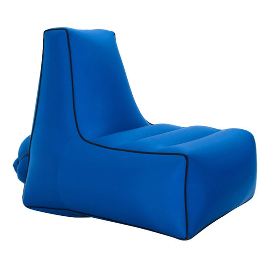 Rynx | BB1082 Inflatable Sofa Inflatable Bed Outdoor Folding Portable Air Sofa Size: 85 x 80 x 75cm(Navy)