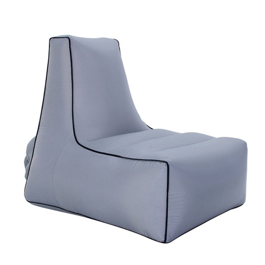 Rynx | BB1082 Inflatable Sofa Inflatable Bed Outdoor Folding Portable Air Sofa Size: 85 x 80 x 75cm(Gray)