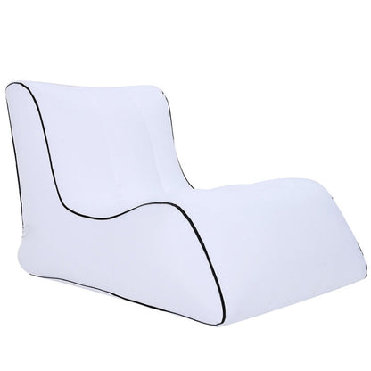 Rynx | BB1803 Foldable Portable Inflatable Sofa Single Outdoor Inflatable Seat, Size: 70 x 60 x 55cm(White)