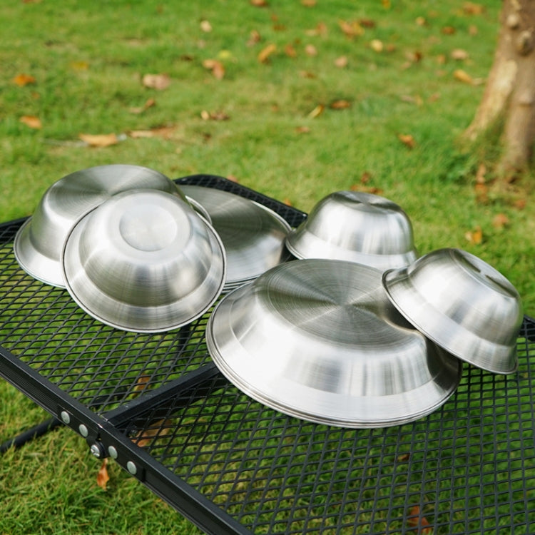 Rynx | 16 PCS / Set CLS Outdoor Stainless Steel Tableware Portable Camping Dinner Bowl Plate Kit