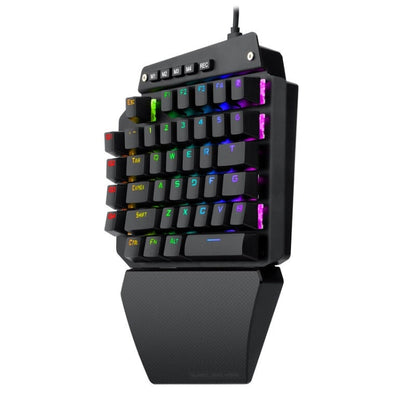 Rynx | K700 44 Keys RGB Illuminated Interchangeable Switch Gaming One-Hand Keyboard, Cable Length: 1m (Blue Shaft)