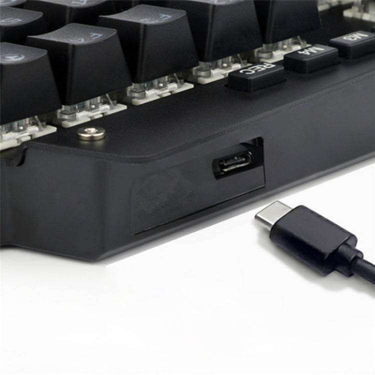 Rynx | K700 44 Keys RGB Illuminated Interchangeable Switch Gaming One-Hand Keyboard, Cable Length: 1m (Blue Shaft)